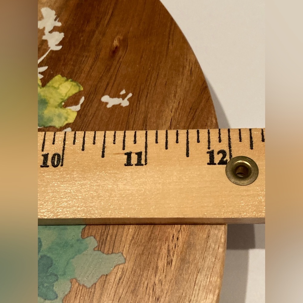 The Pioneer Woman Willow Floral Wood Turntable Server Lazy Susan 12” Home Decor - Picture 5 of 8
